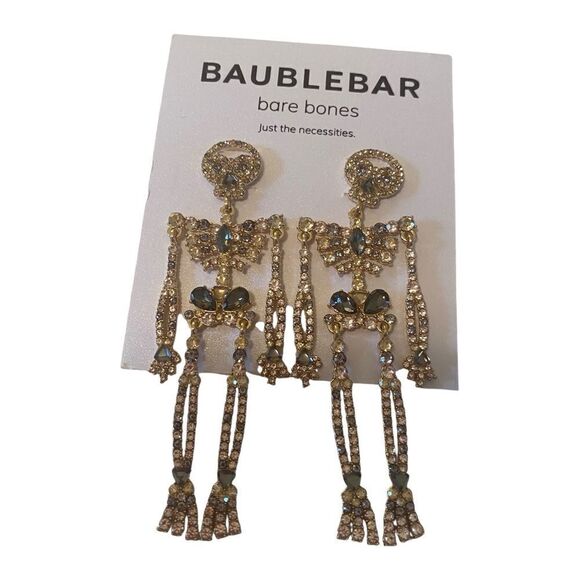Baublebar Bare Bones Soarkly Skeleton Drop Earrings. - Picture 4 of 5